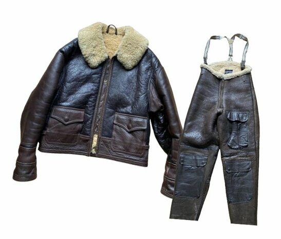B-3 Shearling Flying Jacket & Trousers Set – Maatwerk Replica (Particulier Aanbod)