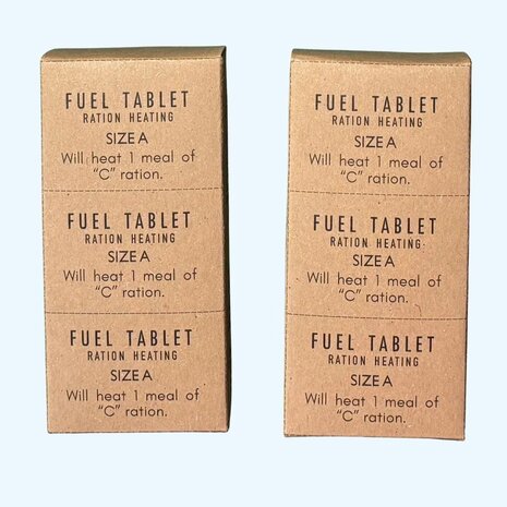 Fuel Tablet Boxes, US Army Reproduction for US GI