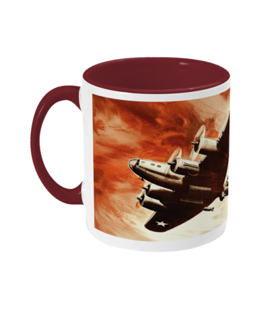 Ceramic mug Flying Fortress WWII – right side