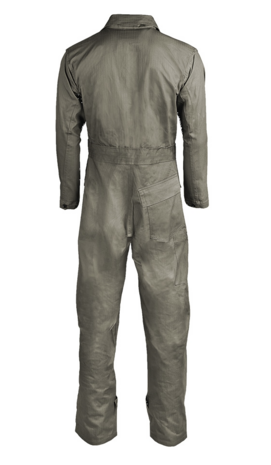 US Army HBT Overall OD No.3 (1941–1944) – back view WWII reproduction
