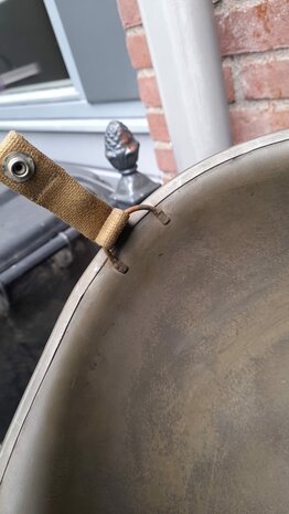 Originele WW2 US M1C Paratrooper Helm – Inland 1941 / Firestone Liner