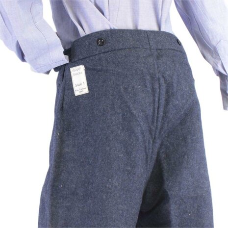 WW2 WAAF Women's Blue Wool BD Battle Dress Slacks