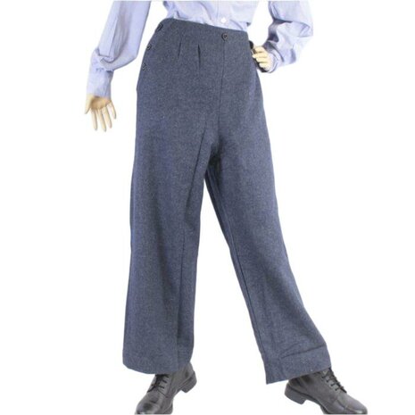WW2 WAAF Women's Blue Wool BD Battle Dress Slacks
