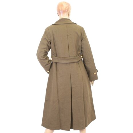 WAC Greatcoat reproductie gedragen op mannequin – WAC Greatcoat reproduction on mannequin