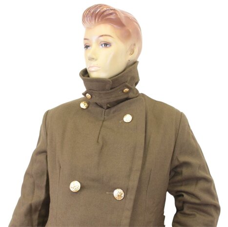 WAC Greatcoat reproductie gedragen op mannequin – WAC Greatcoat reproduction on mannequin