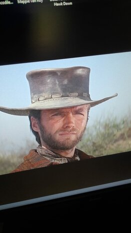 Volledige Western riem met patroonhouders en bijpassende hoed – Clint Eastwood stijl
