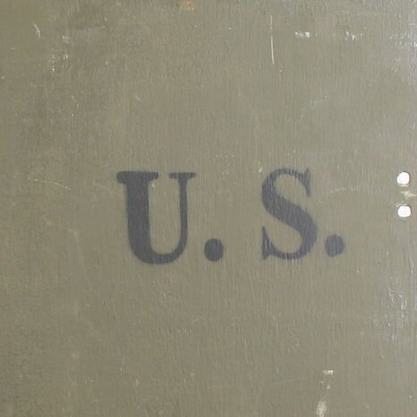 US Army U.S letters Metal Stencil Small