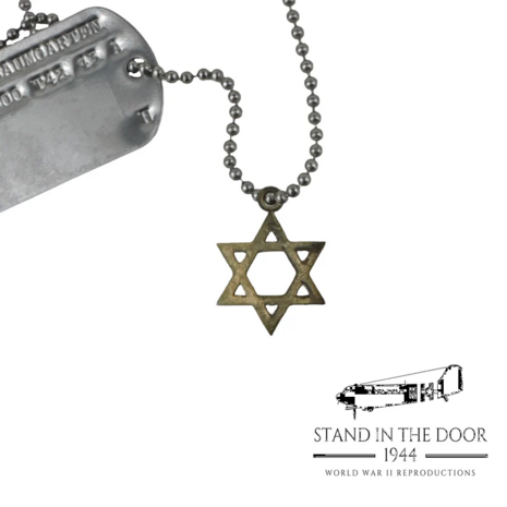 WW2 "Dog Tag" Star of David