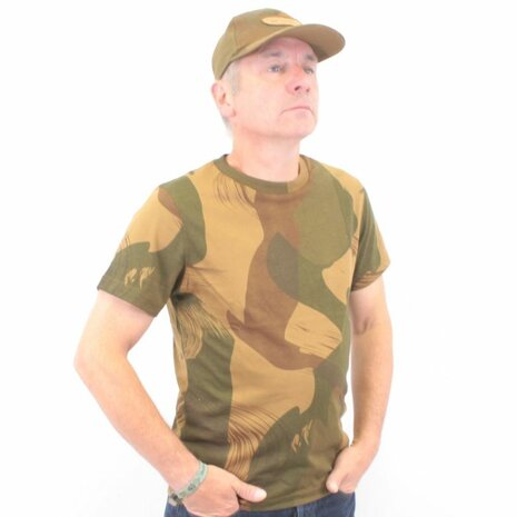 Denison camouflage T-shirt korte mouw – WWII reproductie – Denison camouflage short sleeve T-shirt WW2 reproducti