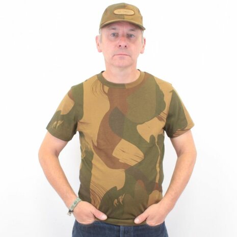 Denison camouflage T-shirt korte mouw – WWII reproductie – Denison camouflage short sleeve T-shirt WW2 reproducti