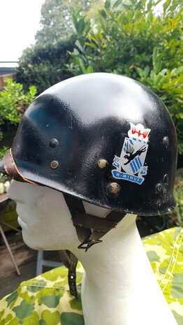 Original US Korean War Paratrooper Helmet – M1 Front Seam 1942 with CAPAC Liner