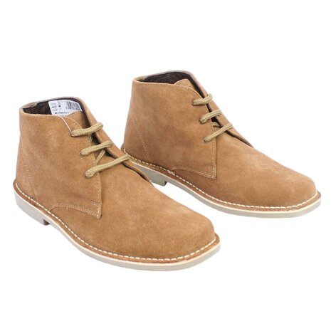 British WW2 Desert Ankle Boots suede leather &ndash; front view