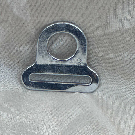 Close-up of RAF USAAF metal parachute hardware