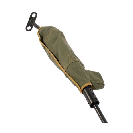 British Sten Gun action cover fitted around the action