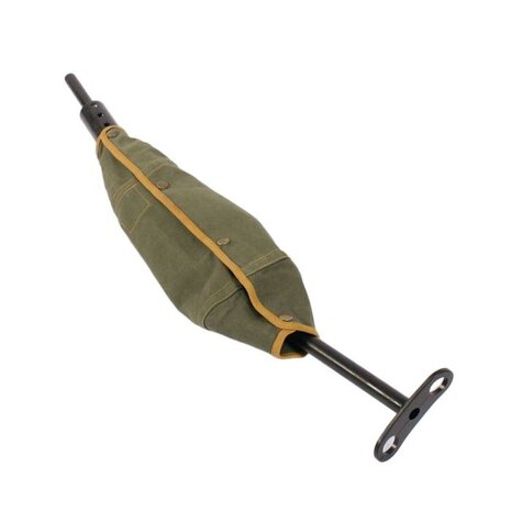 British Sten Gun action cover fitted around the action