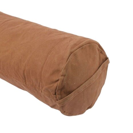 WW2 British Army brown canvas kit bag with drawstring closure