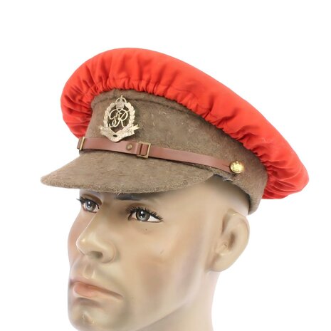 British Military Police Service Dress cap with red MP Red Top cover