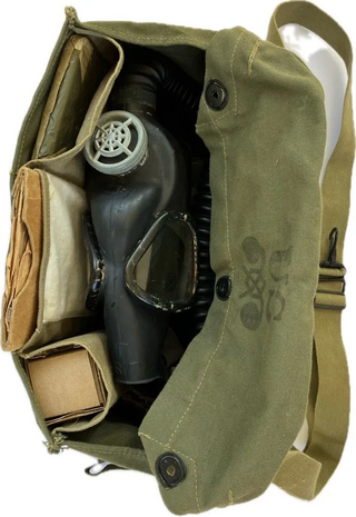 Army Protective Ointment M4 box with black sans-serif print in Gask bag