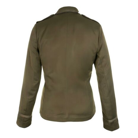 Rear view of WW2 American Womens Class A WAC Officers Service Jacket in Olive Drab