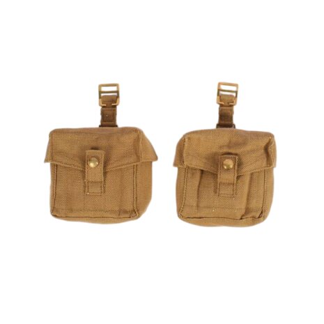 Home Guard Ammo Pouches by Kay Canvas for British WW2 Home Guard webbing equipment