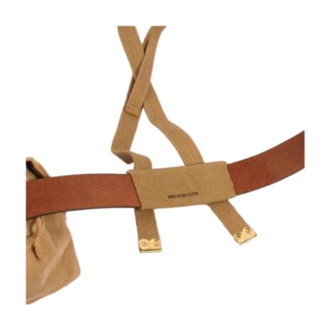 Home Guard 1903 Belt Sleeve by Kay Canvas for use with 1903 leather belt and 1937 webbing cross straps 3