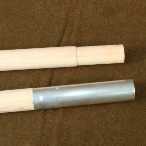 US Small Wall Tent houten ridge pole 2-delig reserve nokstuk voor canvas tent