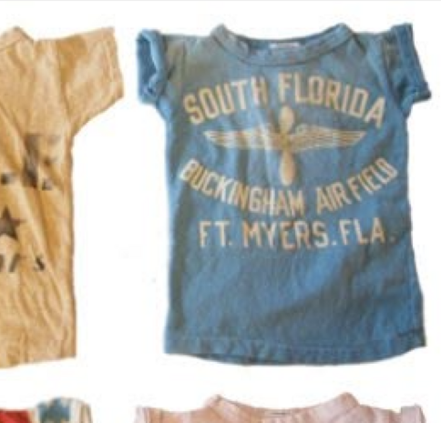 Original WWII Buckingham Air Field South Florida T-shirt used as the reference for the reproduction
