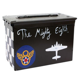 8TH AIR FORCE THE MIGHTY EIGHTH AMMUNITION BOX 8TH AIR FORCE THE MIGHTY EIGHTH AMMUNITION BOX