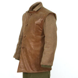 British Army Lederen Jerkin bodywarmer
