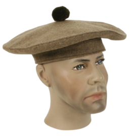 British Army Scottish Tam O Shanter Bonnet TOS WW1 and WW2 British Army Scottish Tam O Shanter Bonnet TOS WW1 and WW2