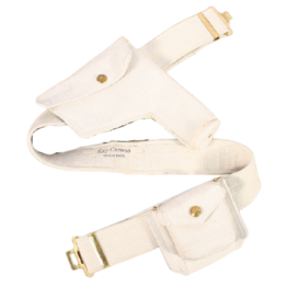 1937 Webley Pistol Webbing Set MP White 1937 Webley Pistol Webbing Set MP White