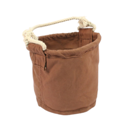 British Brown Canvas Bucket British Brown Canvas Bucket