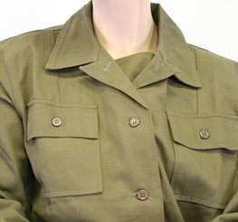 WW2 US Army Dames HBT Shirt – Reproductie WW2 US Army Dames HBT Shirt – Reproductie
