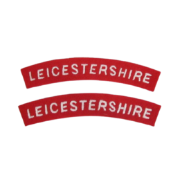 WW2 Leicestershire Shoulder Titles