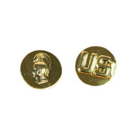 US WAC Enlisted Branch of Service Collar Badges US WAC Enlisted Branch of Service Collar Badges