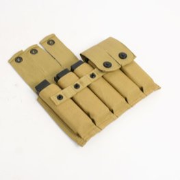 US WW2 Thompson 5 Pocket Pouch For 20 rd Magazines US WW2 Thompson 5 Pocket Pouch For 20 rd Magazines