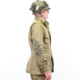 US WW2 M42 Jump jacket reinforced by Kay Canvas 2022 US WW2 M42 Jump jacket reinforced by Kay Canvas 2022