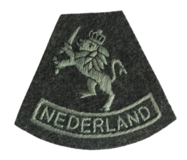 WW2 FREE DUTCH TROOPS IN THE ROYAL AIR FORCE RAF NEDERLAND CAP BADGE