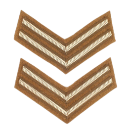 British WW2 and WW1 Corporal Rank Stripes