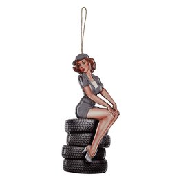 Car Tires Girl 60 cm Height