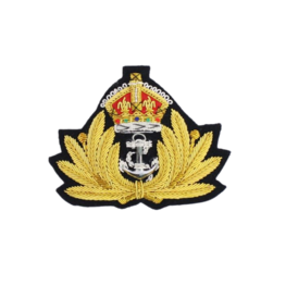 Royal Navy Officers Bullion Cap Badge