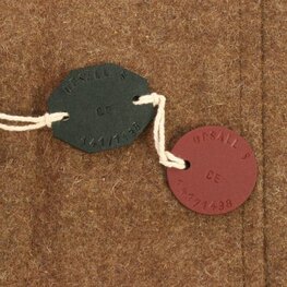 British Army ID Dog Tags Stamped British Army ID Dog Tags Stamped