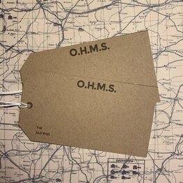 OHMS Medical Labels for WW2 British RAMC Reenactment OHMS Medical Labels for WW2 British RAMC Reenactment
