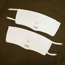 1937 White MP Canvas Gaiters 1937 White MP Canvas Gaiters