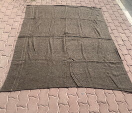 Original Unissued Gray Wool Blanket Original Unissued Gray Wool Blanket