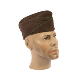 US WW2 Officers Garrison Cap OD 51 1939 Rounded Corner Pattern US WW2 Officers Garrison Cap OD 51 1939 Rounded Corner Pattern