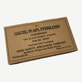 Plain Gauze Box for WW2 US GI Medic Plain Gauze Box for WW2 US GI Medic