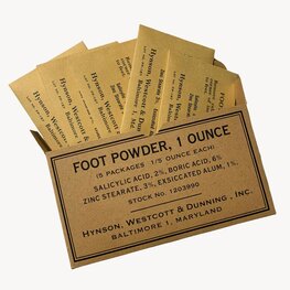 WW2 Foot Powder Box and 5 Sachets WW2 Foot Powder Box and 5 Sachets