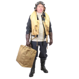 RAF Flt Lt Navigator NW Europe Lancaster Bomber Flight Crew member RAF Flt Lt Navigator NW Europe Lancaster Bomber Flight Crew member