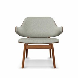 MID CENTURY ELBOW CHAIR - MINERAL